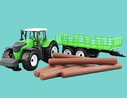 Traktor med släp