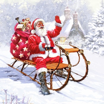 Kaffeservetter tomte