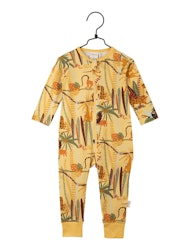 Gul pyjamas djur Stl 74, 80