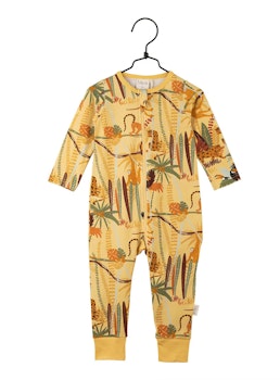 Gul pyjamas djur Stl 74, 80