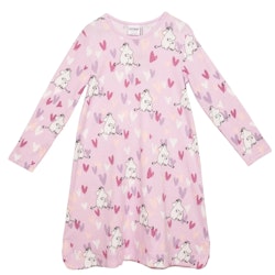 Lila nattlinne Mumin Stl 110/116