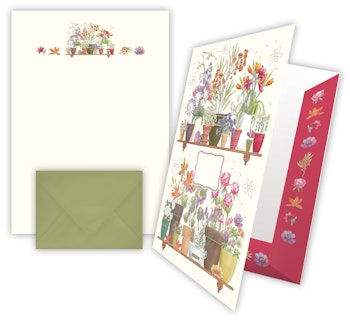 Brevpapper blommor