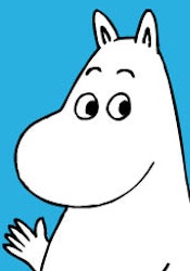 Kort Mumin blå