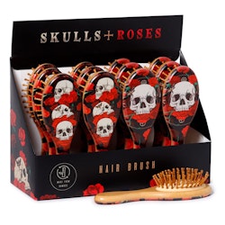 Hårborste Skulls & Roses
