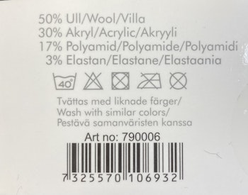 Grå ullsockor stl 31/33