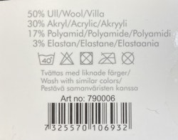 Svarta ullsockor stl 31/33