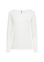 Vit långärmad t-shirt