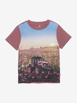 Rosa t-shirt traktor stl 104-116