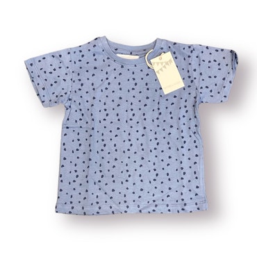 Blå t-shirt stl 110-128