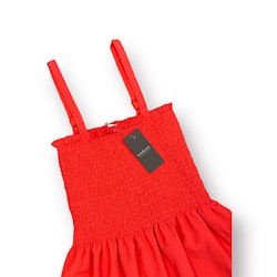 Röd klänning stl 122-164