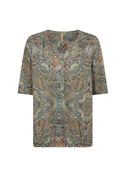 Paislymönstrad topp stl S-XL
