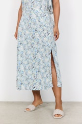 Blåblommig kjol stl S-XXL