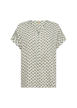 Grönmönstrad blus stl XS-L