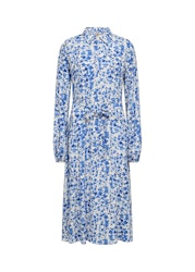 Blåblommig klänning stl S-XXL