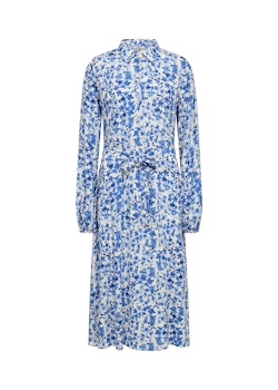 Blåblommig klänning stl S-XXL