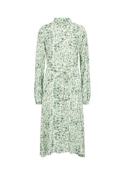 Grönblommig klänning stl XS-XL