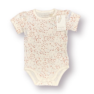 Kortärmad body rosa stl 50-86