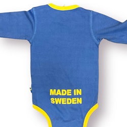 Blå body Sweden stl 80