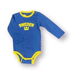 Blå body Sweden stl 80