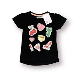 Svart T-shirt 98/104