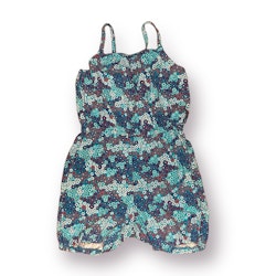 Blå jumpsuit stl 98