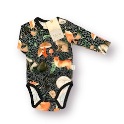 Svart body med djur Stl 74, 80
