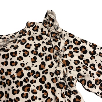 Leopardmönstrad klänning stl 98/104