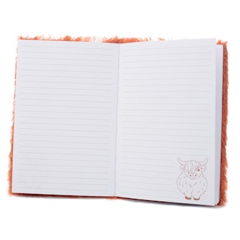 Fluffies notebook highland coo