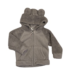 Grå teddyfleece stl 90