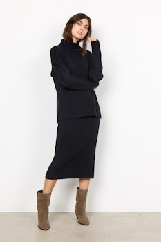 Svart polotröja stl XS-XL