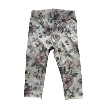 Leggings med blommor stl 74