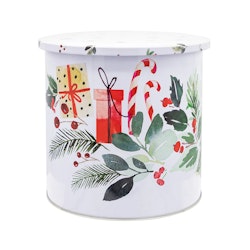 Rund plåtburk "julris"