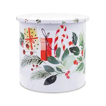 Rund plåtburk "julris"