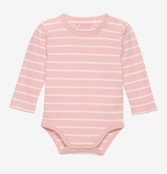Rosa randig body stl 56-80