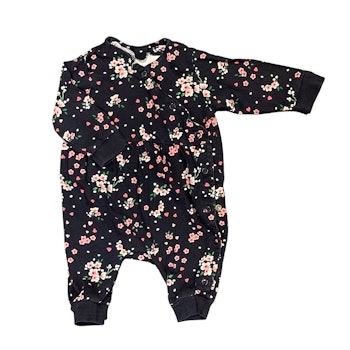 Blå blommig pyjamas stl 56