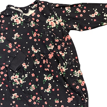 Blå blommig pyjamas stl 56