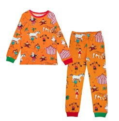 Orange pyjamas Pippi Långstrump Stl 122/128