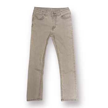 Grå jeans stl 128