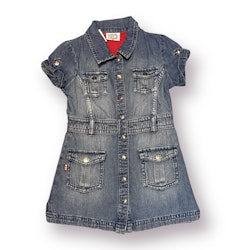 Jeansklänning stl 98