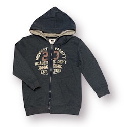 Mörkblå luvjacka stl 110/116