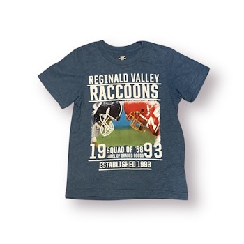 Blå t-shirt stl 110/116