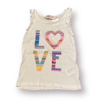 Vit topp stl 98/104