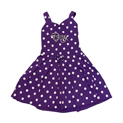 Lila klänning stl 104