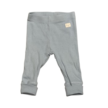Blå ribbade leggings stl 62