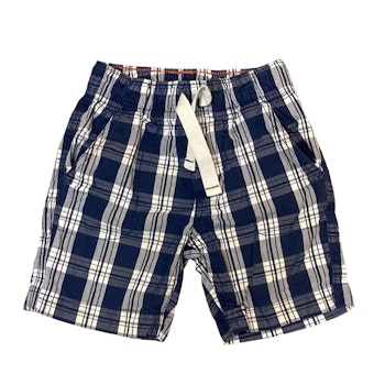 Blårutiga shorts stl 92