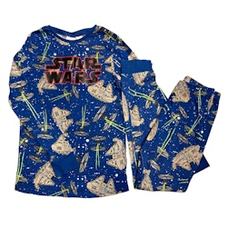 Blå pyjamas Star Wars stl 146/152