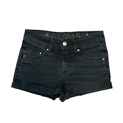 Svarta jeansshorts stl 134
