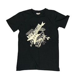 Svart t-shirt stl 174