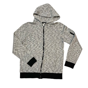 Svartmelerad luvjacka stl 158/164