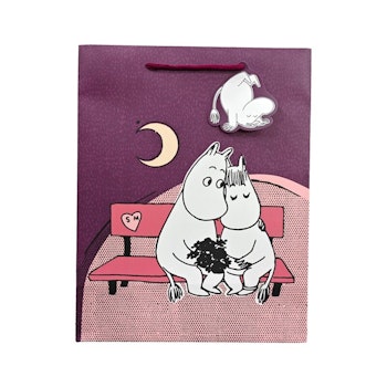 Lila presentpåse Mumin